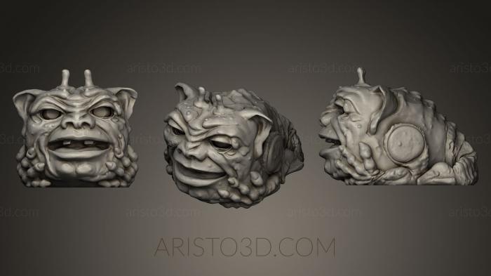 Busts of heroes and monsters (BUSTH_0226) 3D model for CNC machine